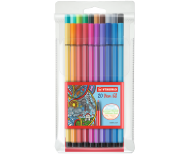 STABILO Pen 68 filctoll 20 színű készlet