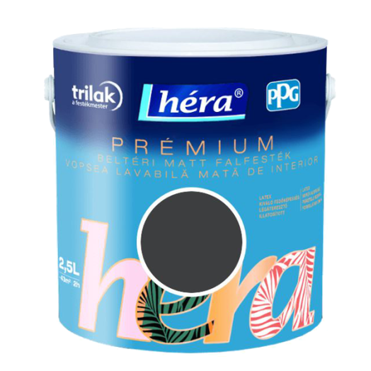 MATT FALFESTÉK HÉRA PRÉMIUM 2,5L KIS FEKETE