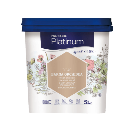 PLATINUM SZÍNES BELTÉRI 5L BO40 BARNA ORCHIDEA DISZP. FALFESTÉK