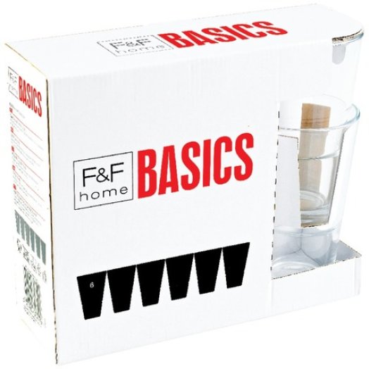 F&F Home Basics magasfalú pohárszett