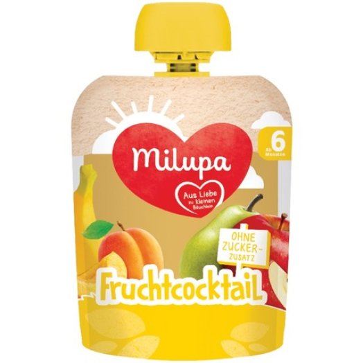 Milupa tasakos gyümölcspüré