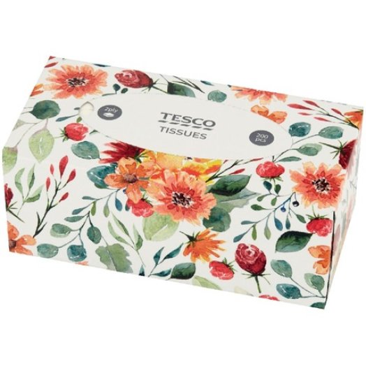 Tesco dobozos papír zsebkendő