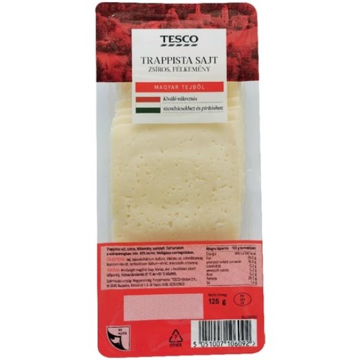 Tesco szeletelt sajt