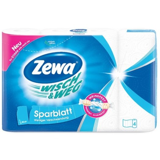 Zewa Wisch & Weg Sparblatt vagy Extra Lang háztartási papírtörlő