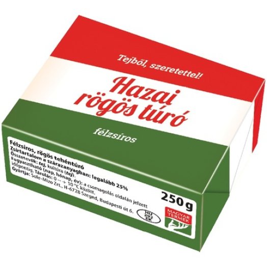 Hazai félzsíros túró