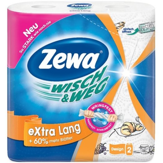 Zewa Wisch & Weg Sparblatt vagy Extra Lang háztartási papírtörlő