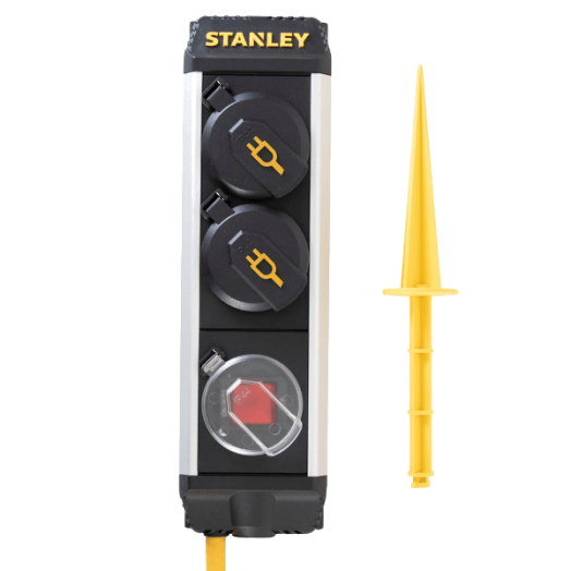 STANLEY ELOSZTÓ 2-ES 5M 3×1,5MM2