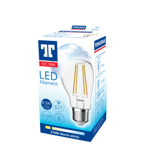 LED FÉNYFORRÁS GÖMB E27 8,5W 1055LM