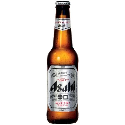 Asahi Super Dry üveges sör