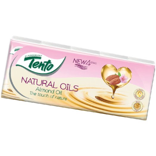 Tento Natural Oils Almond Oil papír zsebkendő