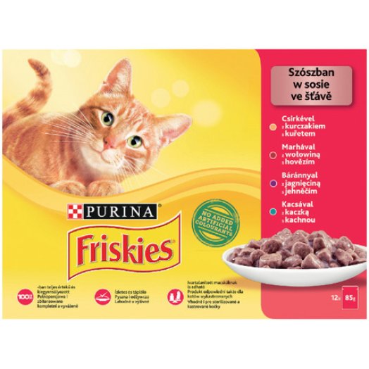 Friskies alutasakos macskaeledel multipack