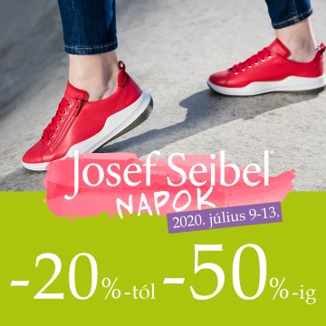 Seibel Napok július 9-13-ig, a Josef Seibel Szaküzletünkbe!