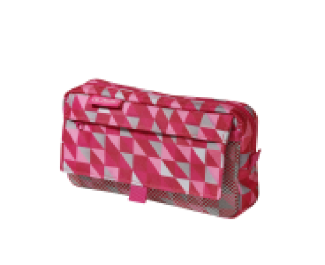 Herlitz Geometric tolltartó 2 zsebes Berry