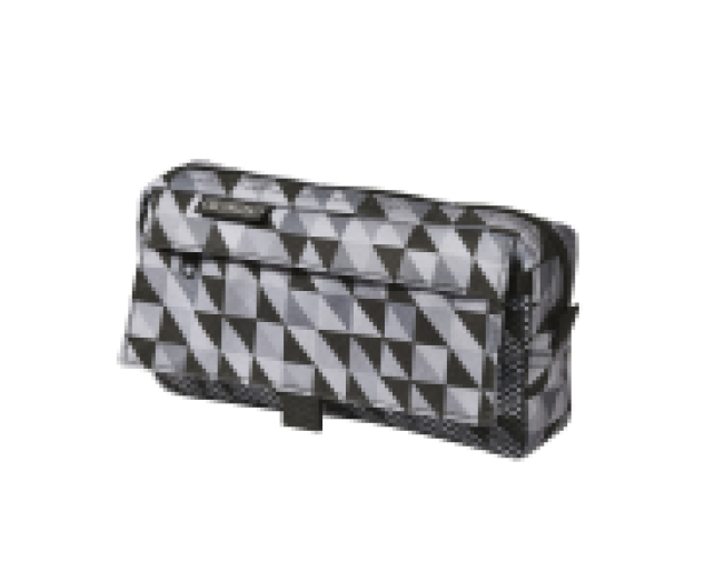 Herlitz Geometric tolltartó 2 zsebes Black