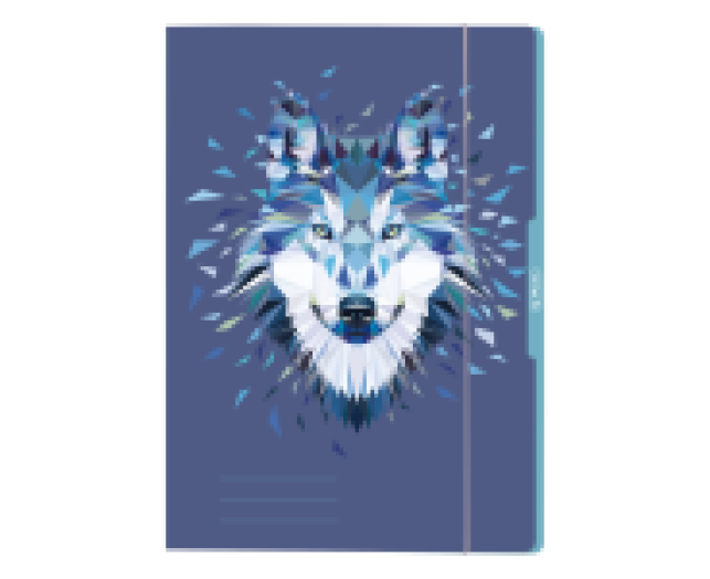 Herlitz Wild Animals gumis mappa A4