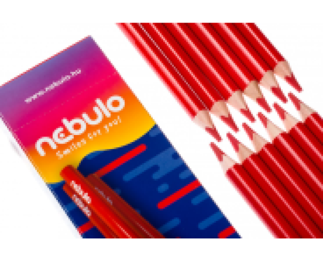 Nebulo Jumbo színesceruza piros