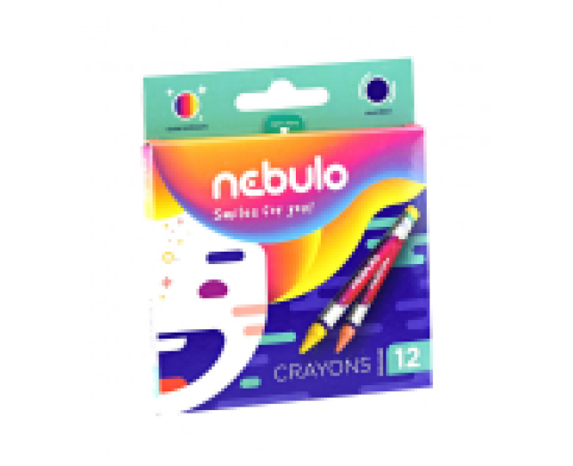 Nebuló zsírkréta készlet 12db-os