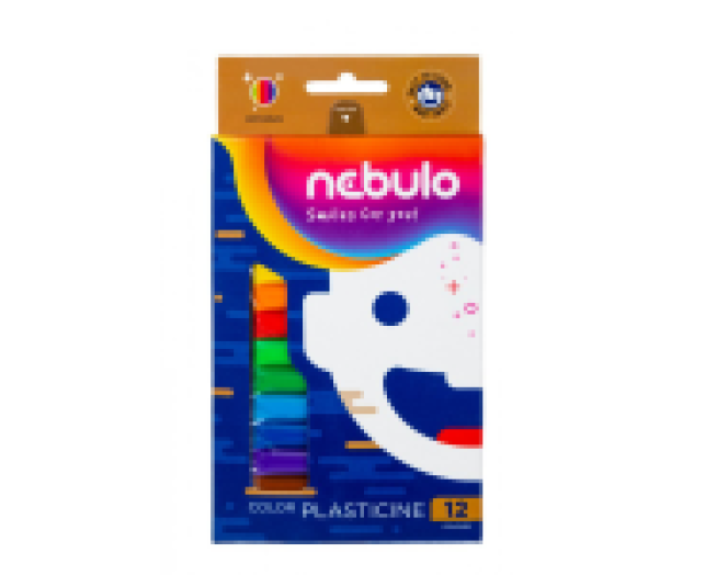 Nebulo gyurma színes 200g 12 szín
