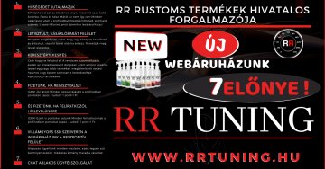 RR Tuning. RR Customs termékek webáruháza megújult