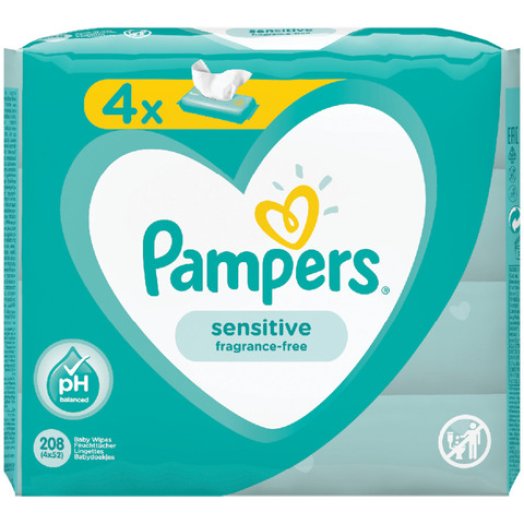 Pampers nedves babatörlő kendő multipack