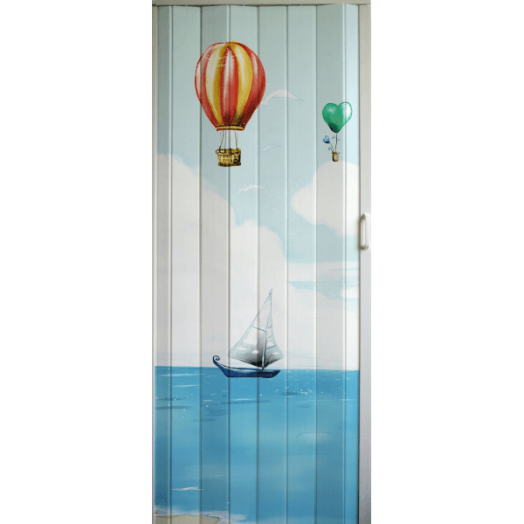 HARMONIKAAJTÓ 82X203X0,6 CM PVC