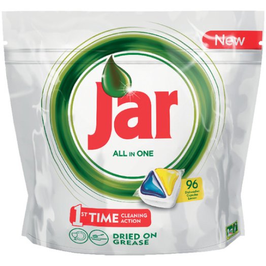 Jar All in One Lemon vagy Platinum Lemon mosogatógép-tabletta