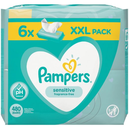 Pampers nedves babatörlő kendő multipack