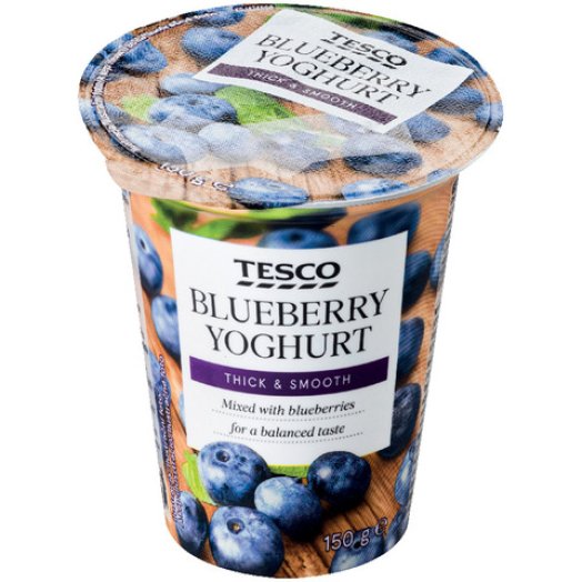 Tesco gyümölcsdarabos joghurt
