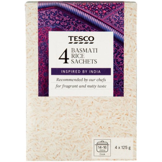 Tesco basmati rizs főzőtasakban