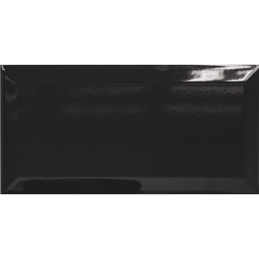 METRO FALI CSEMPE 10X20CM FEKETE 1m2/CS