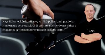 Hálával tartozom azon ügyfeleimnek! NRG Polír