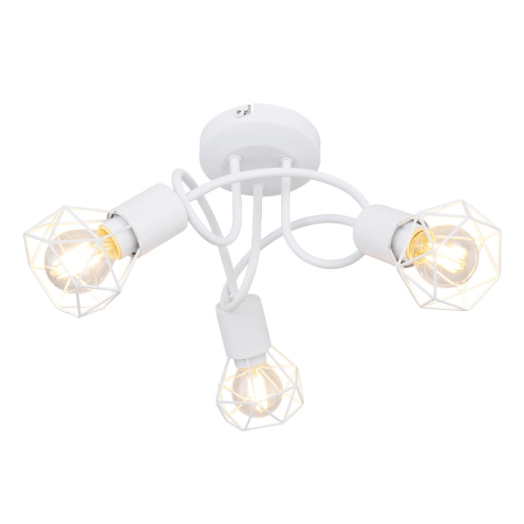 XARA SPOTLÁMPA EXKLUZÍV E14 3X40W FEHÉR