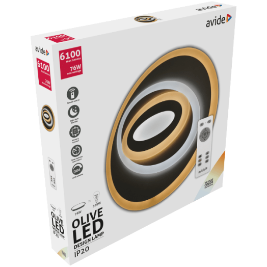 OLIVE1 LED MENNYZETI 76W (38+38)