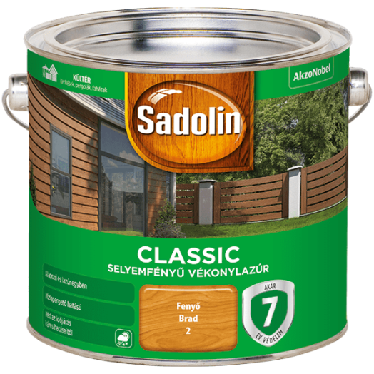 SADOLIN CLASSIC HP, 2,5L, SZÍNTELEN