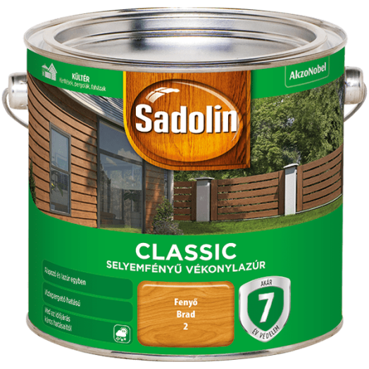 SADOLIN CLASSIC HP, 2,5L, SVÉDVÖRÖS