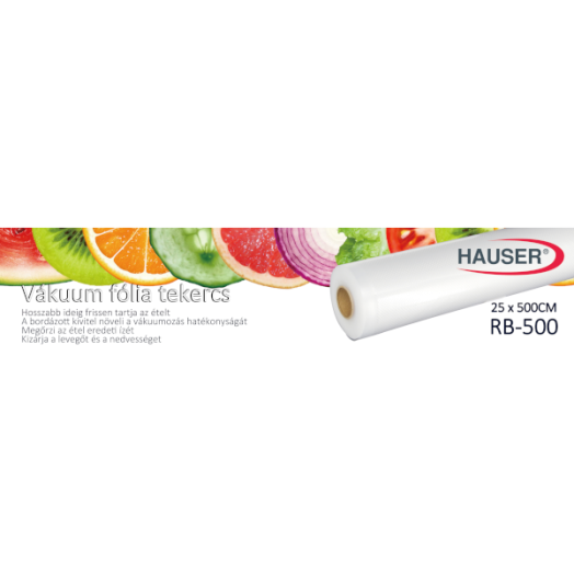 HAUSER RB-500 FÓLIA TEKERCS 5MX25CM