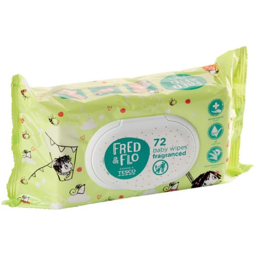 Fred & Flo nedves babatörlő kendő