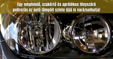 A lámpaburkolat újra tökéletesen átengedi majd...