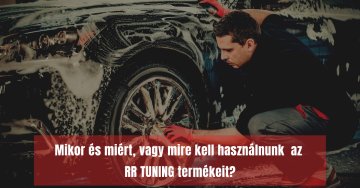 Az RR TUNING termékeinek használatának leírása