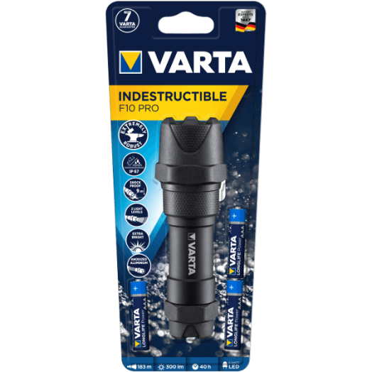 VARTA ELEMPLÁMPA F10 PRO 3AAA