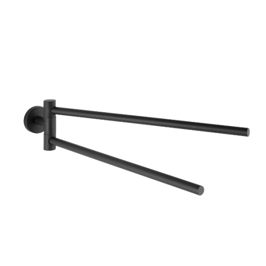 BOSIO FALI TÖRÖLKÖZŐTARTÓ 2 KAROS FEKETE