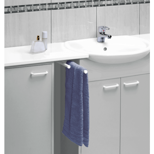 BASIC TÖRÖLKÖZŐTARTÓ DUO 43CM, FÉM