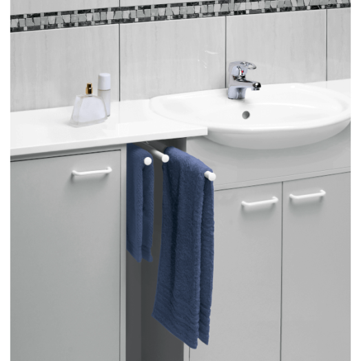 BASIC TÖRÖLKÖZŐTARTÓ TRIO 43CM, FÉM