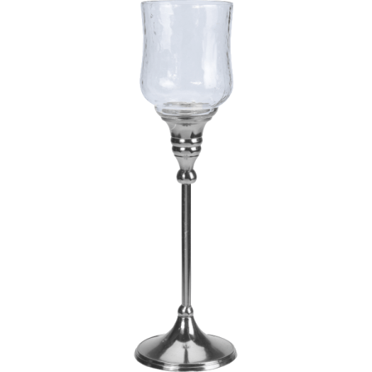 GYERTYATARTÓ ÁTLÁTSZÓ ÜVEG