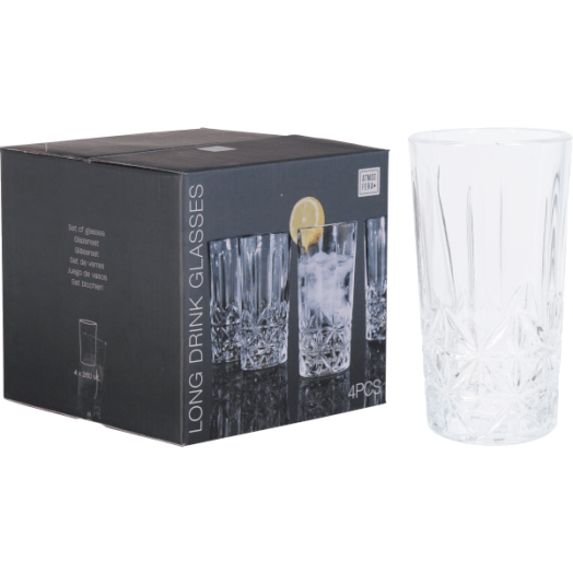 ÜVEGPOHÁR SZETT 4DB-OS 260 ML