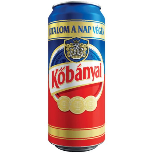 Kőbányai dobozos világos sör