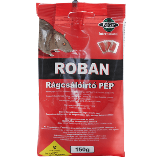 RÁGCSÁLÓIRTÓ PÉP ROBAN PRO 150g