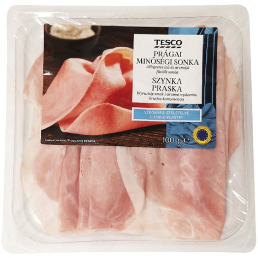 Tesco prágai minőségi sonka