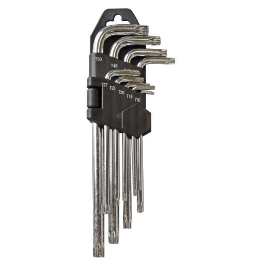 IMBUSZKULCS KÉSZLET 9DB-OS T10-T50
