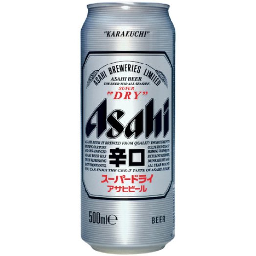 Asahi Super Dry dobozos világos sör